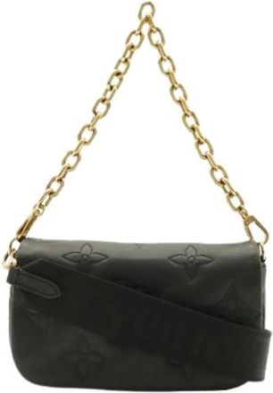 Louis Vuitton Pre-owned Vintage Clutch Bag - Dames - Vintage Schoudertas - Zwart - ONE Size - Vintage