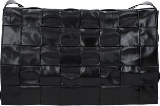 Bottega Veneta Herens Cassette crossbodytas zwart leer