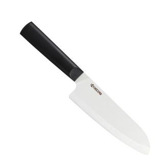 Kyocera INNOVATIONwhite 6-Inch Ceramic Santoku Chefs Knife, White Blade with Non-Slip Black Handle at Nordstrom