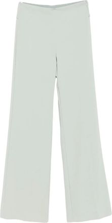 Patrizia Pepe Pantaloni a palazzo con cintura - Verde