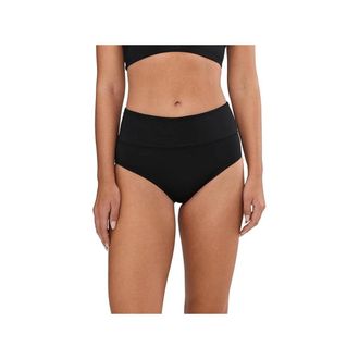 Nike Swim Effortless Essential Bikini Bottom Womens Black High Waist GBO3681