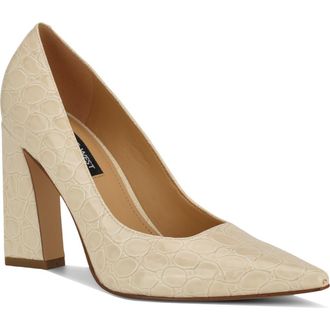 Nine West Tamant Pointed Toe Pump in Ivory at Nordstrom, Size 8.5