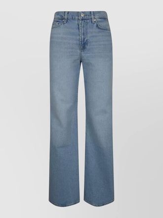 7 For All Mankind denim high-rise flared jeans