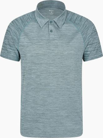 Mountain Warehouse Mens Mountain Warehouse Mens Nova Polo Shirt - Blue - Size: 38