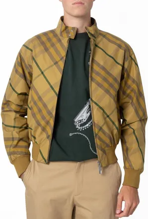 Burberry Check Bomber Jacket, Brand Size 46 ( US Size 36 )