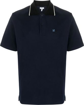 Loewe Polo con ricamo - Blu