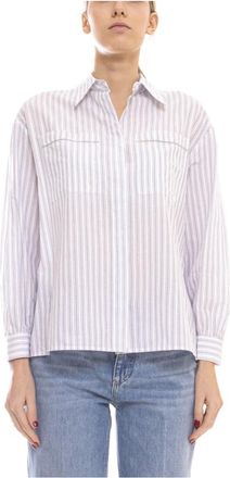 PESERICO Mujer, Blusas y Camisas, Azul, Talla: M