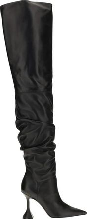 Amina Muaddi Botas altas Olivia - Shoes - Mujer - Negro - 41 EU