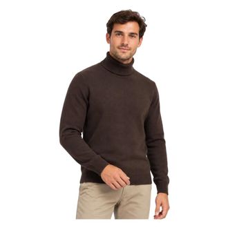 John Richmond Bhanga Turtleneck - - Knitwear - Uomo - Marrone - M