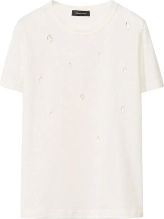 Fabiana Filippi Mujer, Camisetas, Beige, Talla: XS