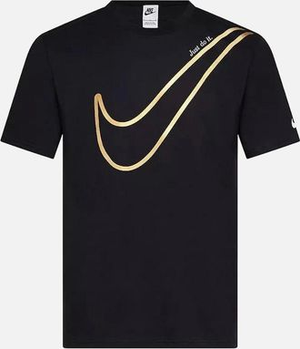 Nike Mens Mens Nike Just Do It T-Shirt Black/Gold - Size: 40