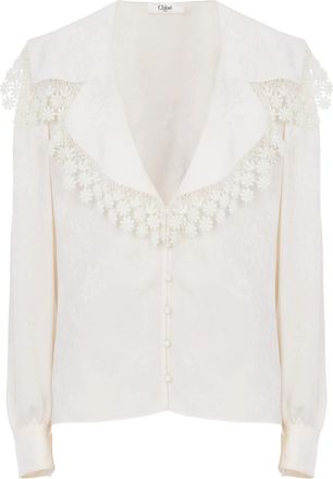 Chloé Long-sleeved Shirt With Embroidery