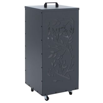 Hhg [nunca Usado] Contenedor De Pellets Hhg-257 Ranken, Caja De Almacenamiento Para Pellets, Ideal Por Ejemplo Para Pienso Para Animales, Con Ruedas, 86 X
