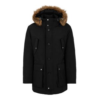 HUGO BOSS Jassen, Heren, Zwart, 2Xl, Polyester, Stijlvolle Winterjas
