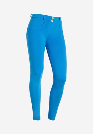 Freddy Leggings FREDDY Leggings WRUP1RC001ORG, Damen, Gr. L, EURO, blau (french blau), Obermaterial: 81% Baumwolle CO. 19% Elasthan EL., Hosen Leggings