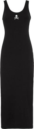 Philipp Plein Lange Jurk - Dames - Casual kleedjes - Zwart - XS - Katoen - Kleedjes
