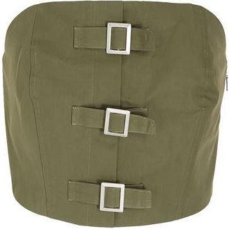 8 by YOOX BANDEAU BUSTIER W/ FRONT BUCKLES