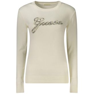 Guess White Viscose Womens Sweatshirt