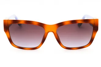 Guess GU00105 Tortoiseshell Rectangle Sunglasses - Brown