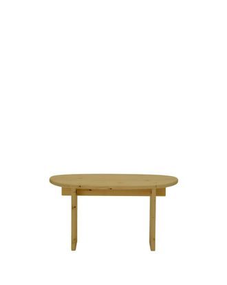 Hannun Mesa de centro de madera de abeto en color natural, 70cm