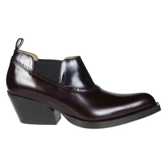 Marni Bot&iacute;n estilo texano bajo - Shoes - Mujer - Marr&oacute;n - 38 1/2 EU