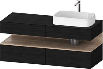 Duravit Qatego Consola Mueble Bajo Lavabo, 2 Extensiones, 2 - Duravit