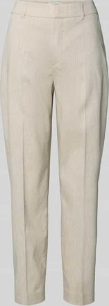 Drykorn Drykorn Hose aus Leinen-Mix mit B&uuml;gelfalten Modell SEARCH in Sand Melange, Gr&ouml;&szlig;e 26/34