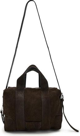 AllSaints Ares Grain M Xbody Cross Body Womens Handbags Catrame Brown, Leather