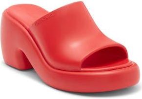 Ferragamo Deva Platform Slide Sandal in Red at Nordstrom Rack, Size 6