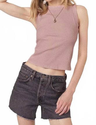 Bloomingdale's Player Racerback Rib Tank In Dusty Lilac