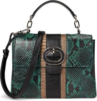 Brahmin Small Hallie Cross Body Womens Handbags, Leather