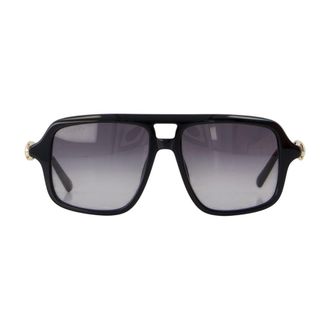 Gucci Womens Gg2052s-007 Sunglasses Black Acetate