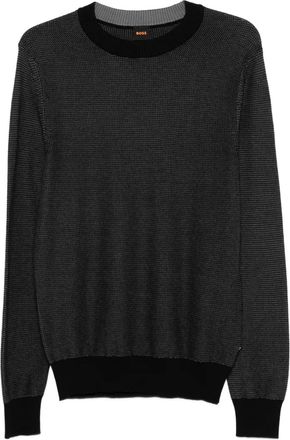 BOSS Maglione a girocollo - Nero