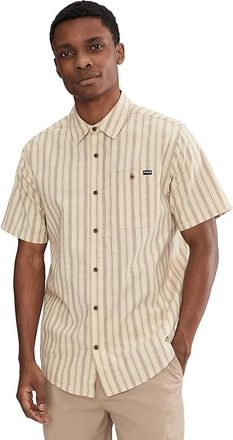 Hurley Lido Stripe Short Sleeve Mens T Shirt Bone : XS, Cotton/Spandex