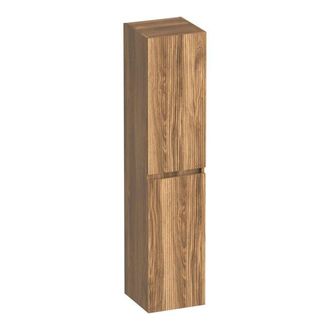 Marcel Breuer Joy Wavy Hoge kast - 160x35x35cm - 1 deur - links- of rechtsdraaiend - greeploos - Honey