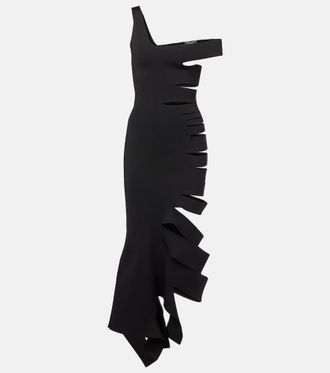MUGLER Cutout midi dress
