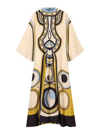 La DoubleJ Magnificent Long Silk Dress
