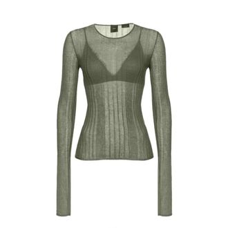 Pinko Camicetta a bralette - - Tops - Donna - Verde - L