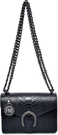 Roberta M Zwart Rundleer Tas