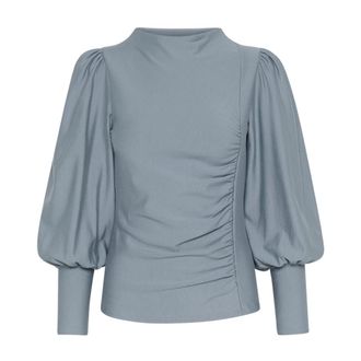 Gestuz RifaGZ puff blouse - female - Gestuz - Blouses - Blue - XS - Blouses & Shirts
