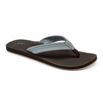 Cobian Mens Anchor Leather Strap Flip-Flop Sandals In Blue