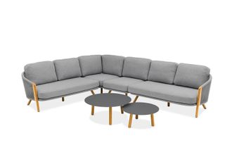 OEM Set Di Mobili Da Giardino Angolare Haven 331x255 Zumm Antracite Homms