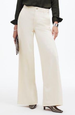 Madewell Sweep Wide Leg Jeans in Vintage Ivory at Nordstrom Rack, Size 31