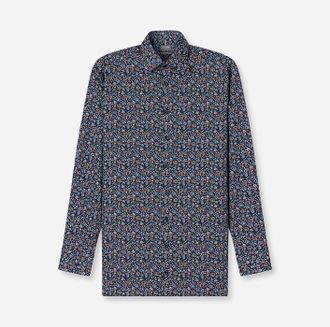 Olymp Langarmhemd &raquo;Luxor&laquo; gemustert, Businesshemd, comfort fit, New-Kentkragen