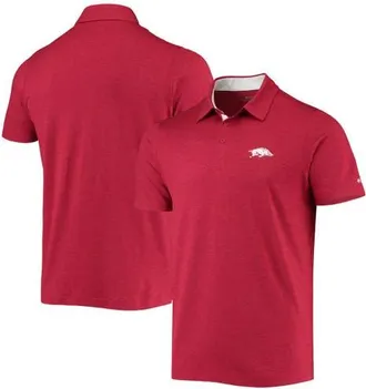 Columbia Mens Columbia Cardinal Arkansas Razorbacks Tech Trail Omni-Shade Polo at Nordstrom, Size Xx-Large
