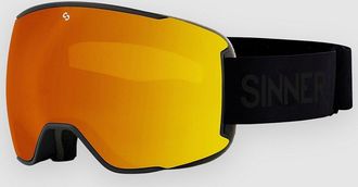 Sinner Snowflake Matte Black (+ Bonus Lens) Goggle schwarz
