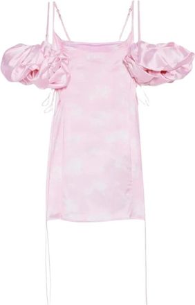 Jacquemus La Mini Robe Chouchou - Dames - Feestkleedjes - Roze - 2XS - Kleedjes