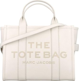 Marc Jacobs White The Top Zip Medium Tote
