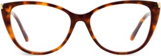 Swarovski SK5414 glitter glasses - women - Acetate/Metal - One Size - Brown