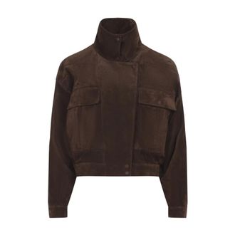 Saint Laurent Mujer, Chaquetas, Marr&oacute;n, Talla: M